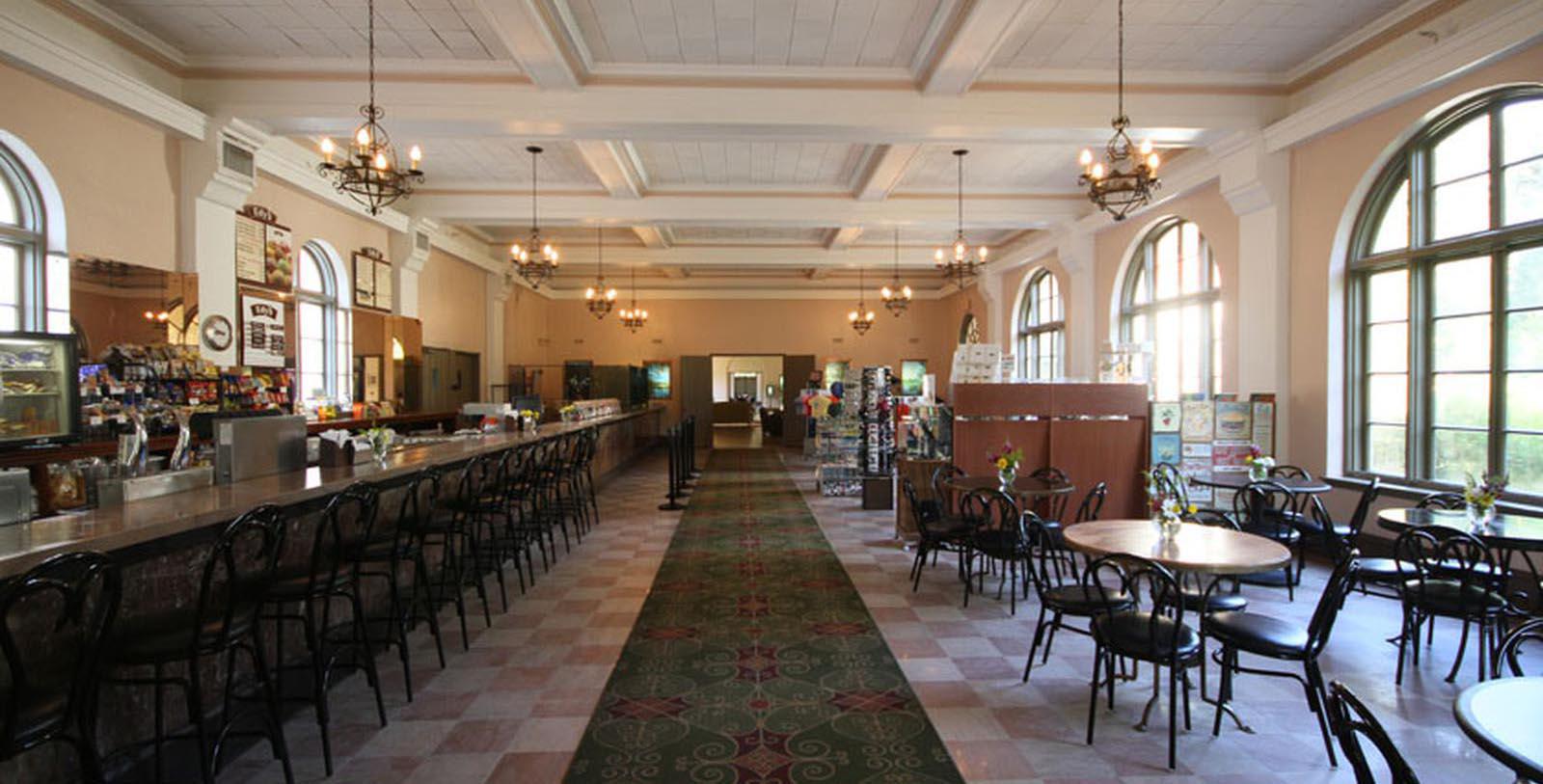Image of Soda Fountain at The Lodge at Wakulla Springs, 1937, Member of Historic Hotels ofAmerica, in Wakulla Springs, Florida, Special Offers, Discounted Rates, Families, Romantic Escape, Honeymoons, Anniversaries, Reunions